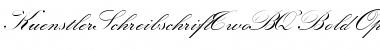 Download Kuenstler Schreibschrift Two BQ Regular Font Title Preview