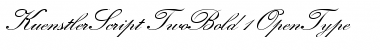 Download KuenstlerScript Regular Font Title Preview