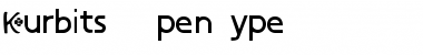 Download Kurbits3 Regular Font Title Preview