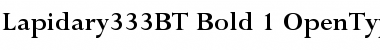 Download Lapidary 333 Bold Font Title Preview