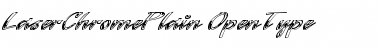 Download Laser Chrome Plain Font Title Preview