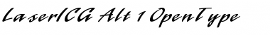Download LaserICG Alt Font Title Preview