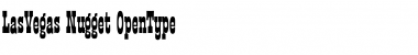 Download LasVegas Nugget Font Title Preview