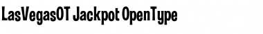 Download Las VegasOT Jackpot Font Title Preview
