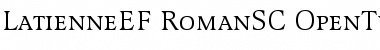 Download LatienneEF RomanSC Font Title Preview