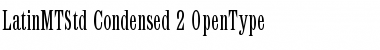 Download Latin MT Std Condensed Font Title Preview