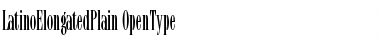 Download Latino Elongated Plain Font Title Preview