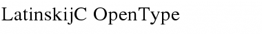 Download LatinskijC Regular Font Title Preview