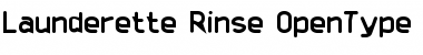 Download Launderette Rinse Font Title Preview