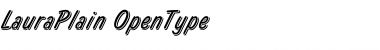 Download Laura .. Plain Font Title Preview
