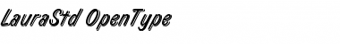 Download Laura Std Regular Font Title Preview