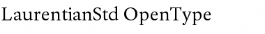 Download Laurentian Std Regular Font Title Preview