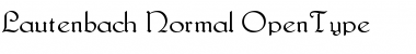 Download Lautenbach Regular Font Title Preview