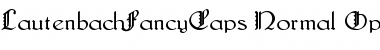 Download LautenbachFancyCaps Regular Font Title Preview