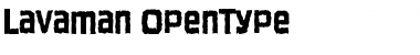 Download Lavaman Regular Font Title Preview