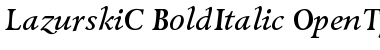Download LazurskiC Regular Font Title Preview