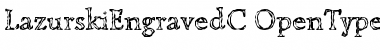 Download LazurskiEngravedC Medium Font Title Preview