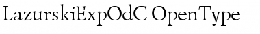 Download LazurskiExpOdC Regular Font