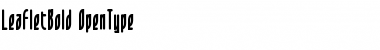 Download LeafletBold Regular Font Title Preview