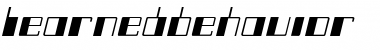 Download LearnedBehavior Regular Font Title Preview