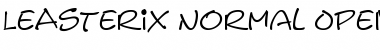 Download LeAsterix Normal Font Title Preview
