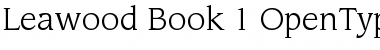 Download ITC Leawood Book Font Title Preview