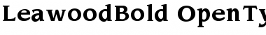 Download Leawood Bold Font Title Preview
