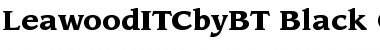 Download ITC Leawood Black Font Title Preview