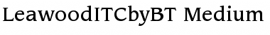 Download ITC Leawood Medium Font Title Preview