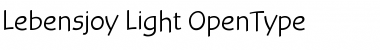 Download Lebensjoy Regular Font Title Preview