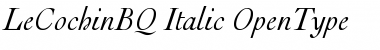 Download Le Cochin BQ Regular Font Title Preview