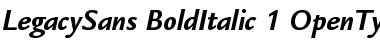 Download ITC Legacy Sans Bold Italic Font Title Preview