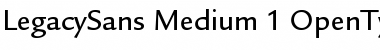 Download ITC Legacy Sans Medium Font Title Preview