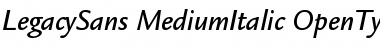 Download ITC Legacy Sans Medium Italic Font Title Preview