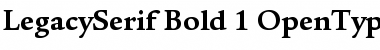 Download ITC Legacy Serif Bold Font Title Preview