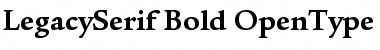 Download ITC Legacy Serif Bold Font Title Preview
