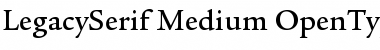 Download ITC Legacy Serif Medium Font Title Preview