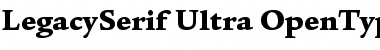 Download ITC Legacy Serif Ultra Font Title Preview