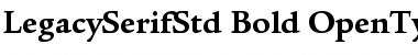 Download ITC Legacy Serif Std Bold Font Title Preview