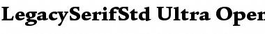 Download ITC Legacy Serif Std Ultra Font Title Preview