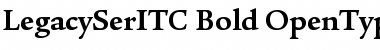 Download Legacy Serif ITC Bold Font Title Preview