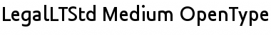 Legal LT Std Font