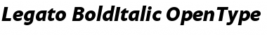 Download Legato Bold Italic Font