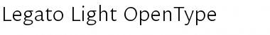 Download Legato Light Font Title Preview