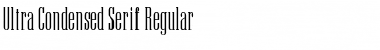 Download Ultra Condensed Serif Regular Font