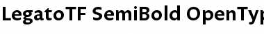 Download Legato TF Semi Bold Font Title Preview
