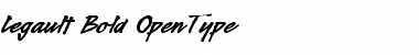 Download Legault Bold Font Title Preview