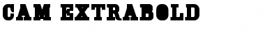 Download Cam ExtraBold Font Title Preview