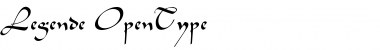 Download Legende Regular Font Title Preview