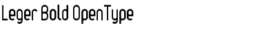 Download Leger Bold Font Title Preview